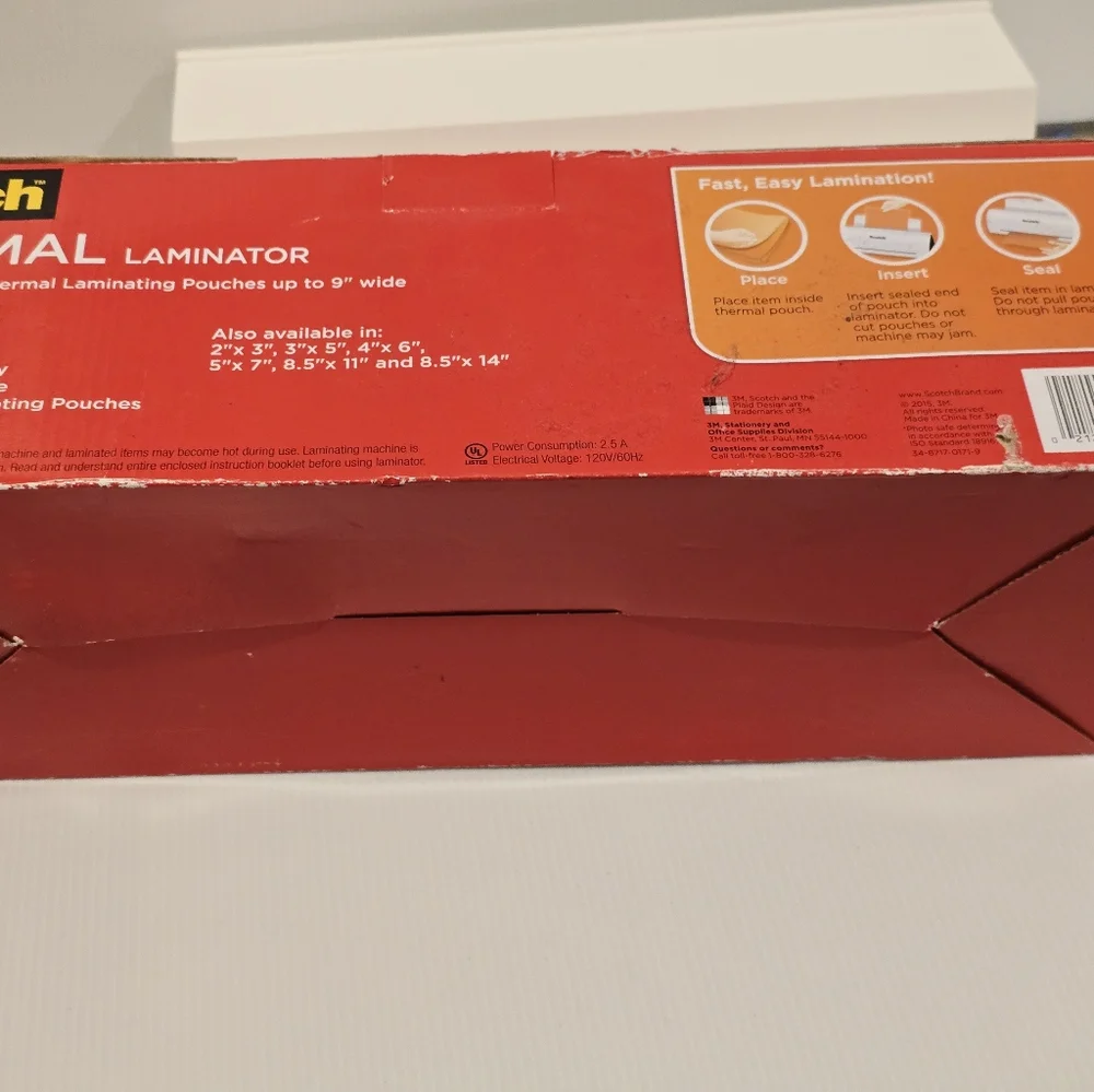 Scotch Thermal Laminator TL902 Compact Easy to Use for Home Office Classroom